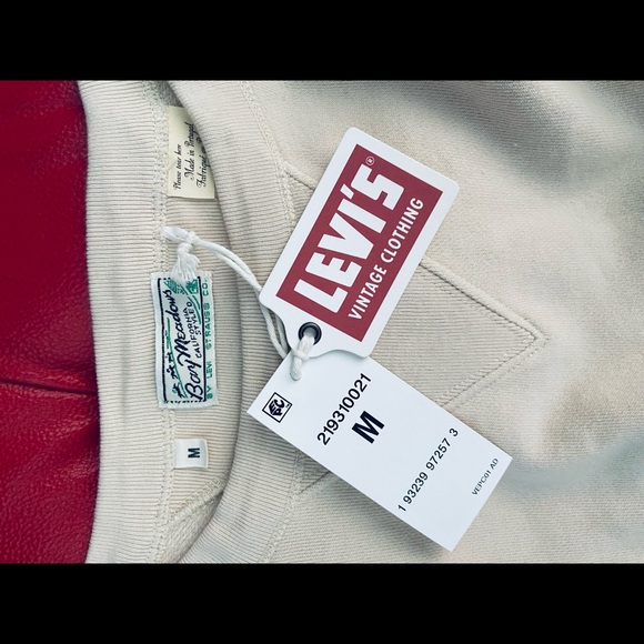 Bay Meadows Sweatshirt - Levi’s Vintage - NEW with Tags - L - Picture 4 of 6